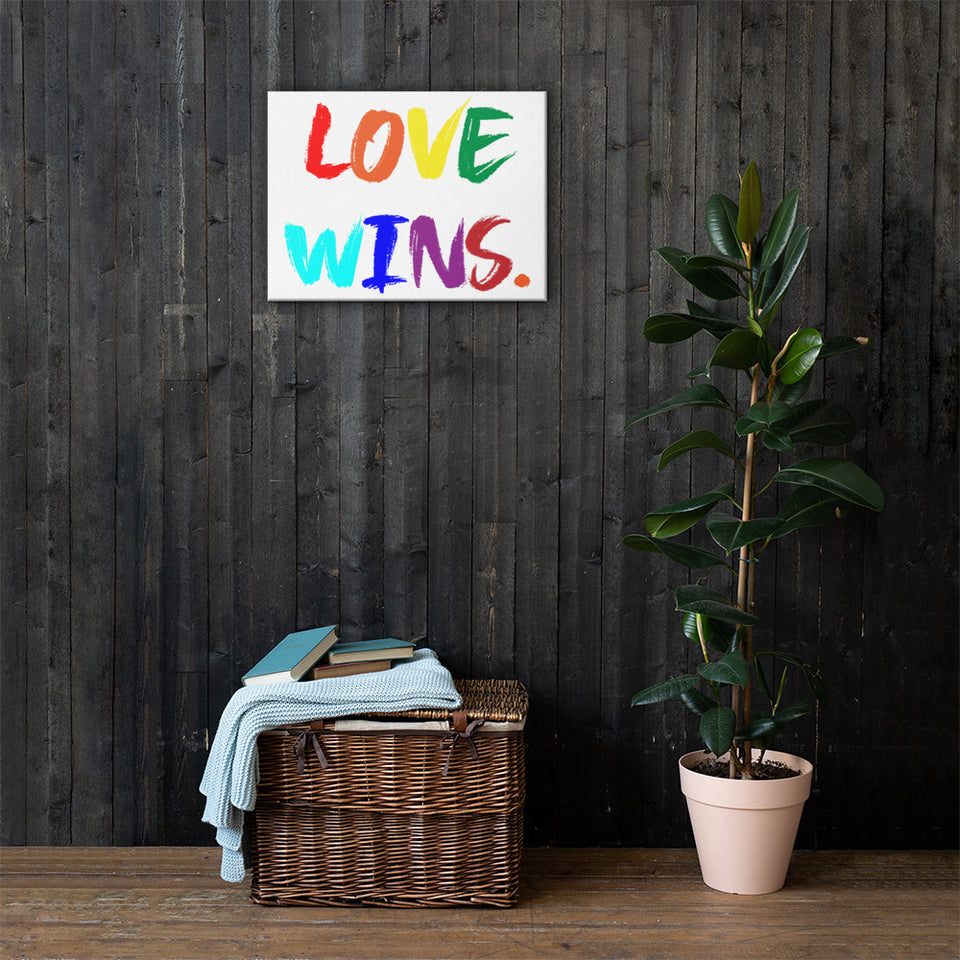 Love Wins - Canvas Print