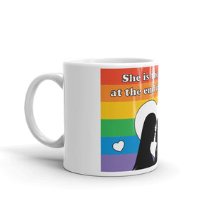 She is The Rainbow at the end of my storm Mug