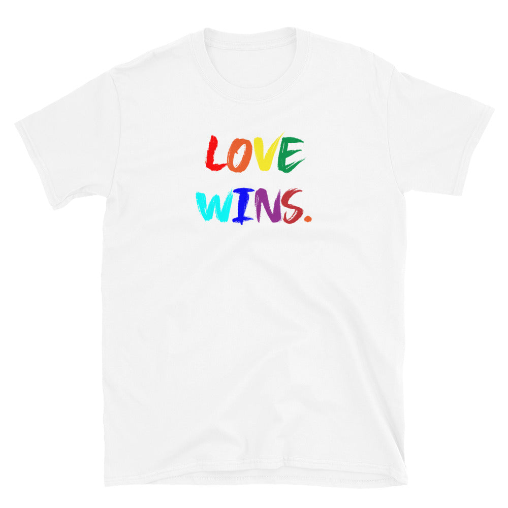 Love Wins Short-Sleeve Unisex T-Shirt