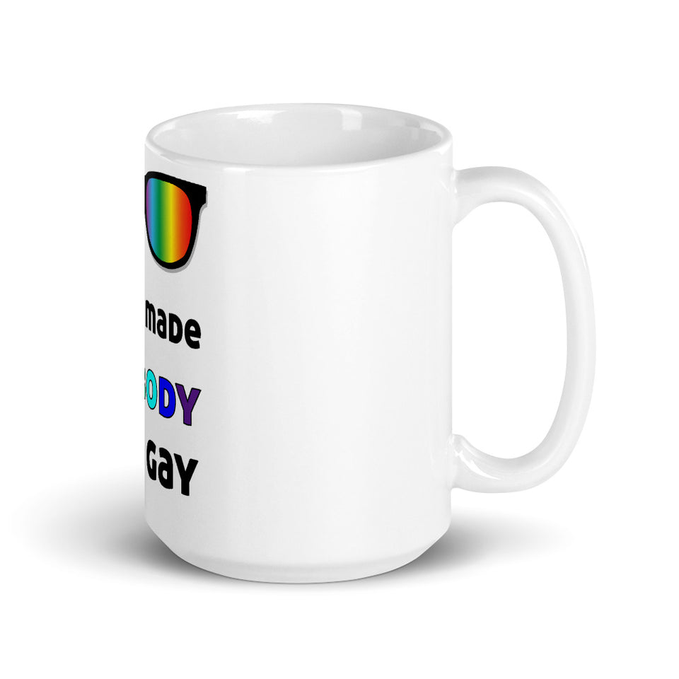 Shade Rainbow - Never made anybody less gay Mug