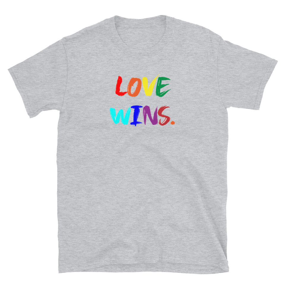 Love Wins Short-Sleeve Unisex T-Shirt