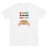 Love is never wrong Short-Sleeve Unisex T-Shirt