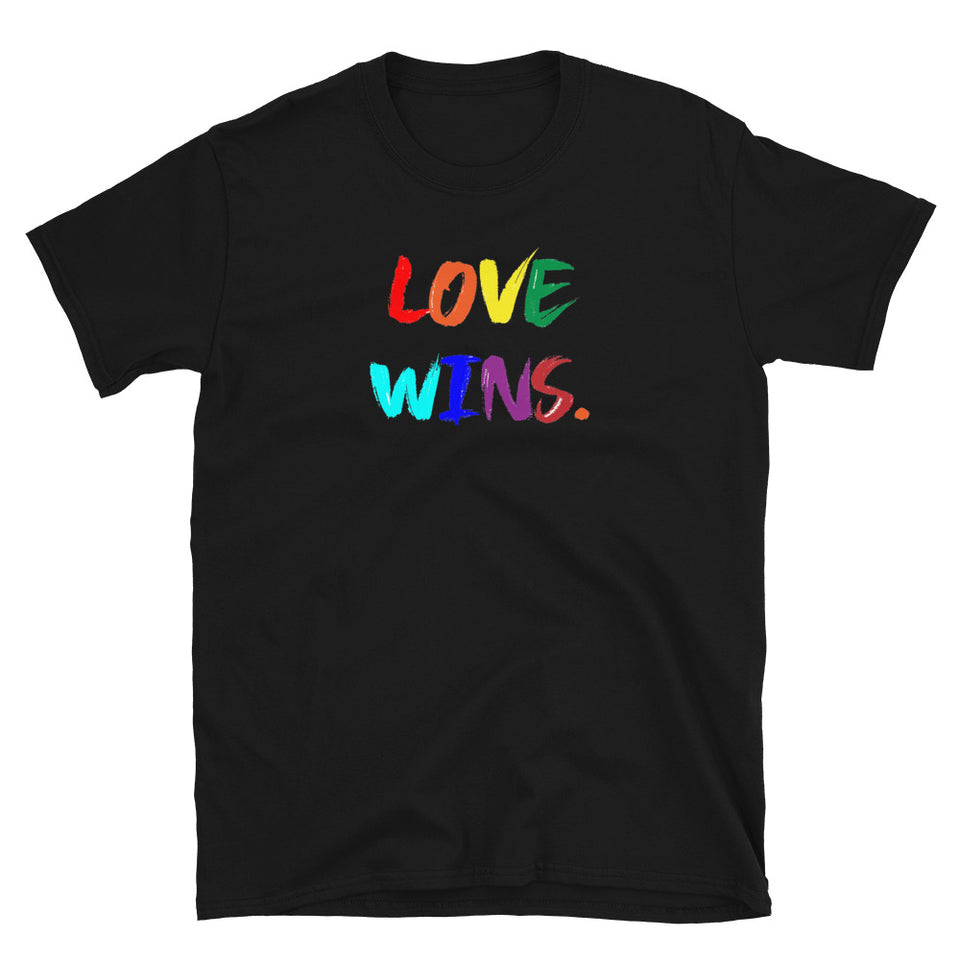 Love Wins Short-Sleeve Unisex T-Shirt