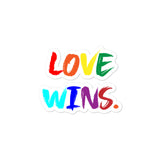 Love Wins Bubble-free stickers